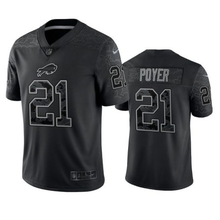 Buffalo Bills Jordan Poyer Black Reflective Limited Jersey