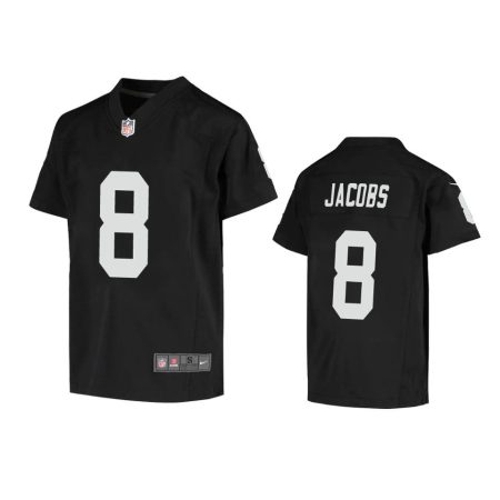 Youth Raiders Josh Jacobs Black Game Jersey