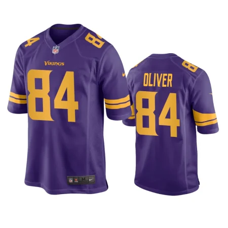 Minnesota Vikings Josh Oliver Purple Alternate Game Jersey