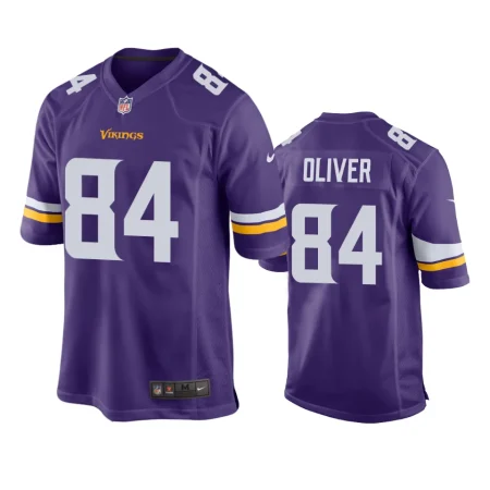 Minnesota Vikings Josh Oliver Purple Game Jersey