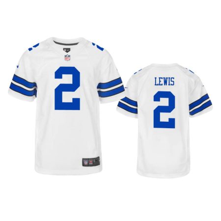 Youth Cowboys Jourdan Lewis White Game Jersey