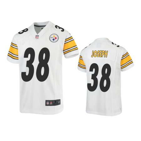 Youth Steelers Karl Joseph White Game Jersey