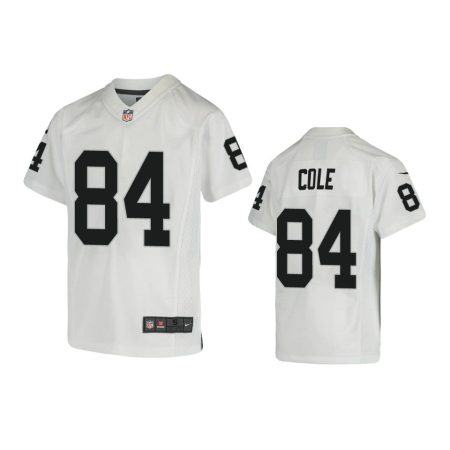 Youth Raiders Keelan Cole White Game Jersey