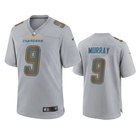 Los Angeles Chargers Kenneth Murray Gray Atmosphere Fashion Game Jersey