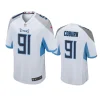 Tennessee Titans Keondre Coburn White Game Jersey 3 keondre coburn titans white game jersey