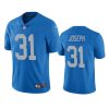 Detroit Lions Kerby Joseph Blue Vapor Limited Jersey 2 kerby joseph lions vapor limited blue jersey