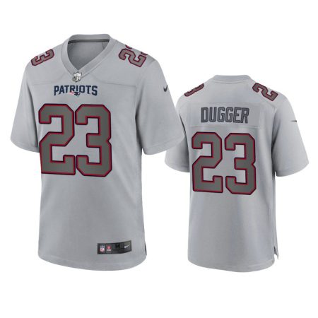 New England Patriots Kyle Dugger Gray Atmosphere Fashion Game Jersey