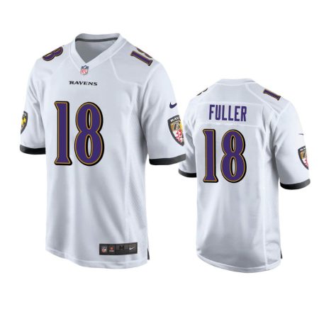 Baltimore Ravens Kyle Fuller White Game Jersey
