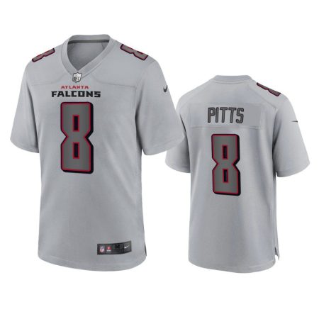 Atlanta Falcons Kyle Pitts Gray Atmosphere Fashion Game Jersey