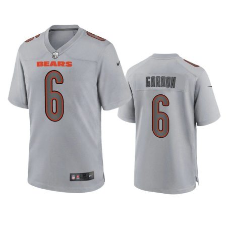 Chicago Bears Kyler Gordon Gray Atmosphere Fashion Game Jersey