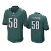 Philadelphia Eagles Kyron Johnson Green Game Jersey 2 kyron johnson eagles green game jersey