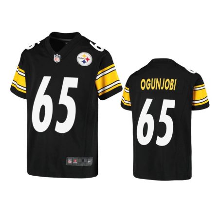 Youth Steelers Larry Ogunjobi Black Game Jersey