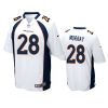 Denver Broncos Latavius Murray White Game Jersey 2 latavius murray broncos white game jersey