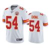 Leo Chenal Kansas City Chiefs White Vapor Limited Jersey 3 leo chenal chiefs white vapor jersey
