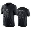 Levi Wallace Pittsburgh Steelers Black Reflective Limited Jersey 3 levi wallace steelers black reflective limited jersey