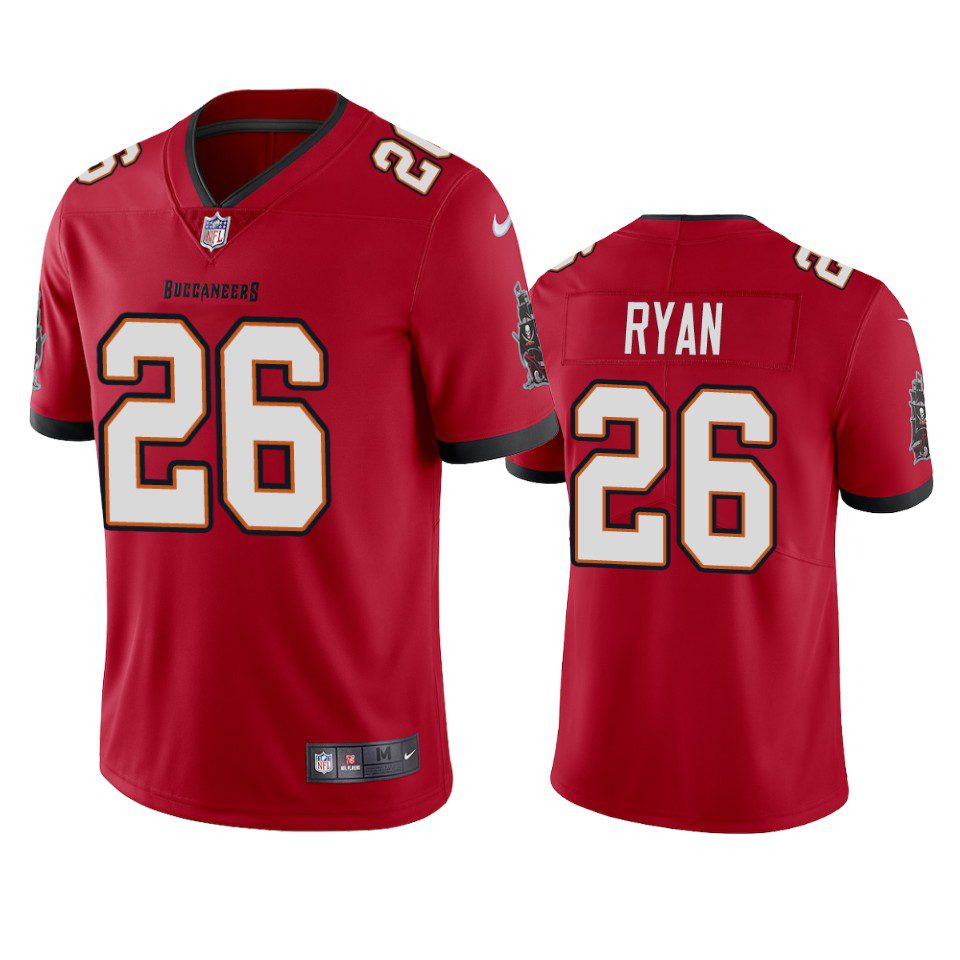 Logan Ryan Tampa Bay Buccaneers Red Vapor Limited Jersey 1 logan ryan buccaneers red vapor jersey