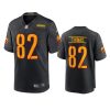 Washington Commanders Logan Thomas Black Alternate Game Jersey 2 logan thomas commanders black alternate game jersey