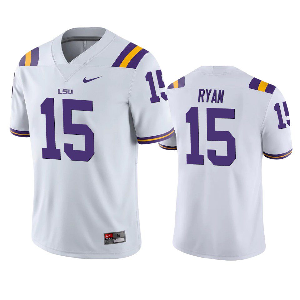 LSU Tigers Sage Ryan White Game Jersey 1 lsu tigers sage ryan white game jersey