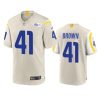 Los Angeles Rams Malcolm Brown Bone Game Jersey 2 malcolm brown rams bone game jersey