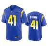 Los Angeles Rams Malcolm Brown Royal Game Jersey 3 malcolm brown rams royal game jersey