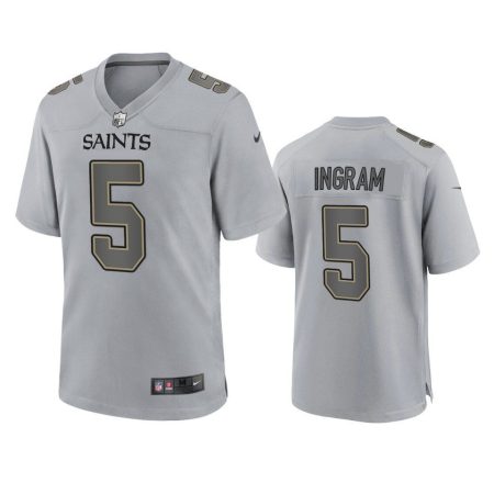 New Orleans Saints Mark Ingram Gray Atmosphere Fashion Game Jersey