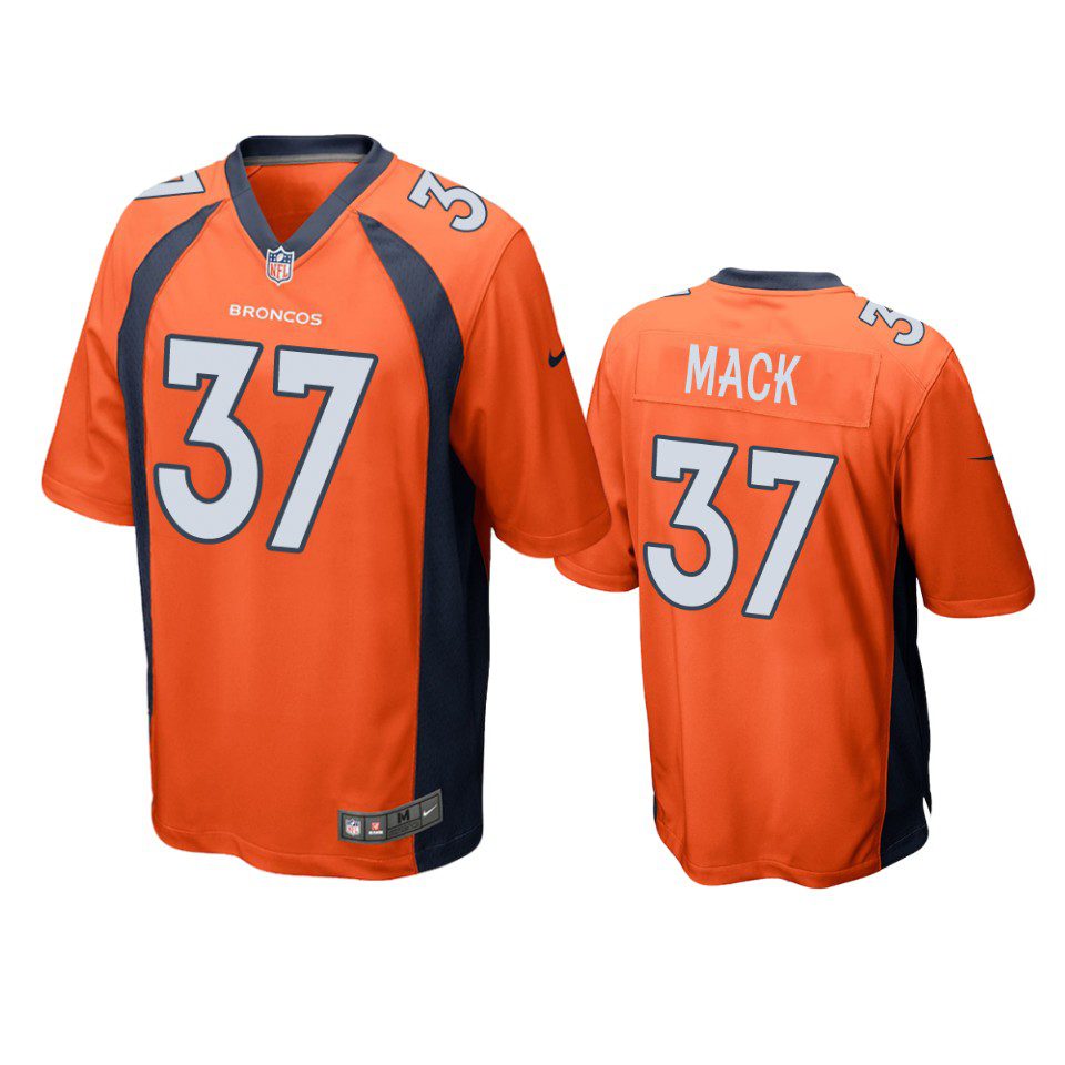 Denver Broncos Marlon Mack Orange Game Jersey 1 marlon mack broncos orange game jersey