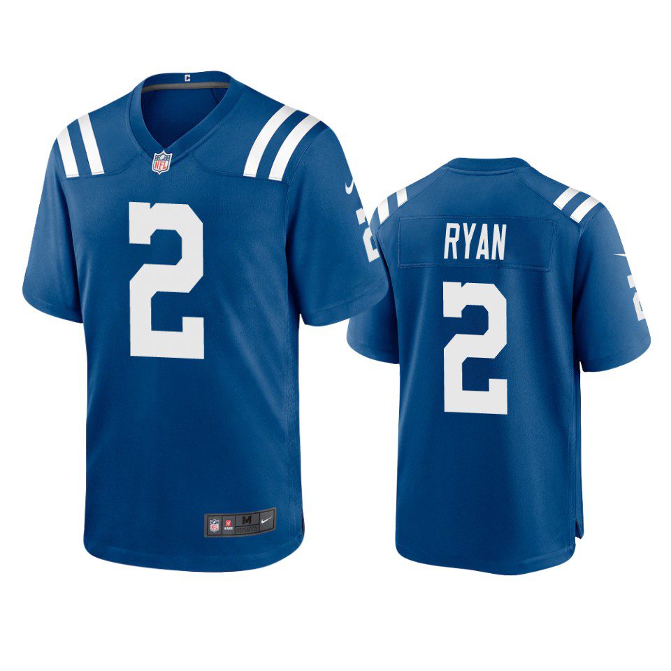 Indianapolis Colts Matt Ryan Royal Game Jersey 1 matt ryan colts royal game jersey