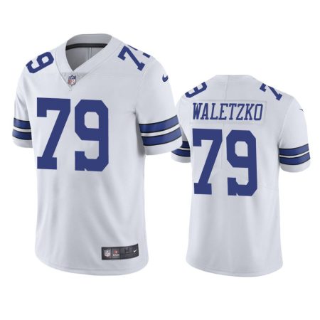 Dallas Cowboys Matt Waletzko White Vapor Limited Jersey - Men's