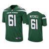 New York Jets Max Mitchell Green Game Jersey 3 max mitchell jets green game jersey