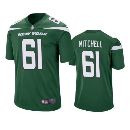 New York Jets Max Mitchell Green Game Jersey