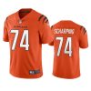 Max Scharping Cincinnati Bengals Orange Vapor Limited Jersey 3 max scharping bengals orange vapor limited jersey