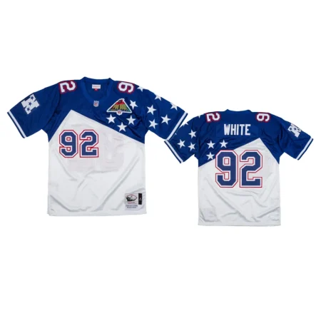 NFC Reggie White White Royal Authentic Throwback Pro Bowl 1994-95 Jersey