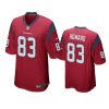 Houston Texans O.J. Howard Red Game Jersey 3 o.j. howard texans red game jersey