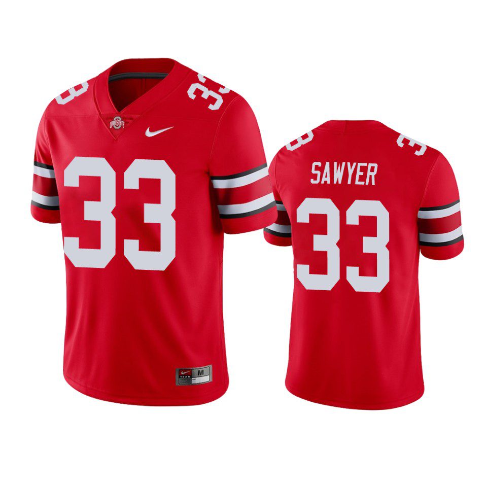 Ohio State Buckeyes Jack Sawyer Red Game Jersey 1 ohio state buckeyes jack sawyer red game jersey