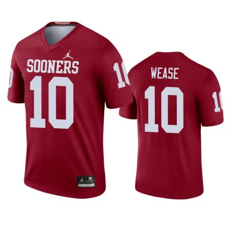 Oklahoma Sooners Theo Wease Crimson Legend Jersey