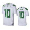 Oregon Ducks Justin Flowe White Game Jersey 2 oregon ducks justin flowe white game jersey