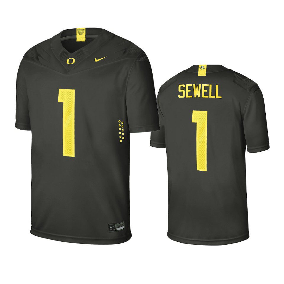 Oregon Ducks Noah Sewell Sequoia Game Jersey 1 oregon ducks noah sewell sequoia game jersey