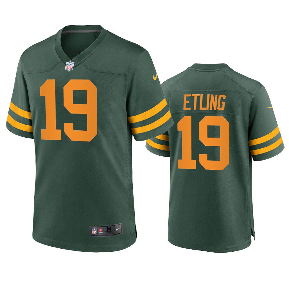 Danny Etling Green Bay Packers Green Alternate Game Jersey 1 packers danny etling alternate game green jersey