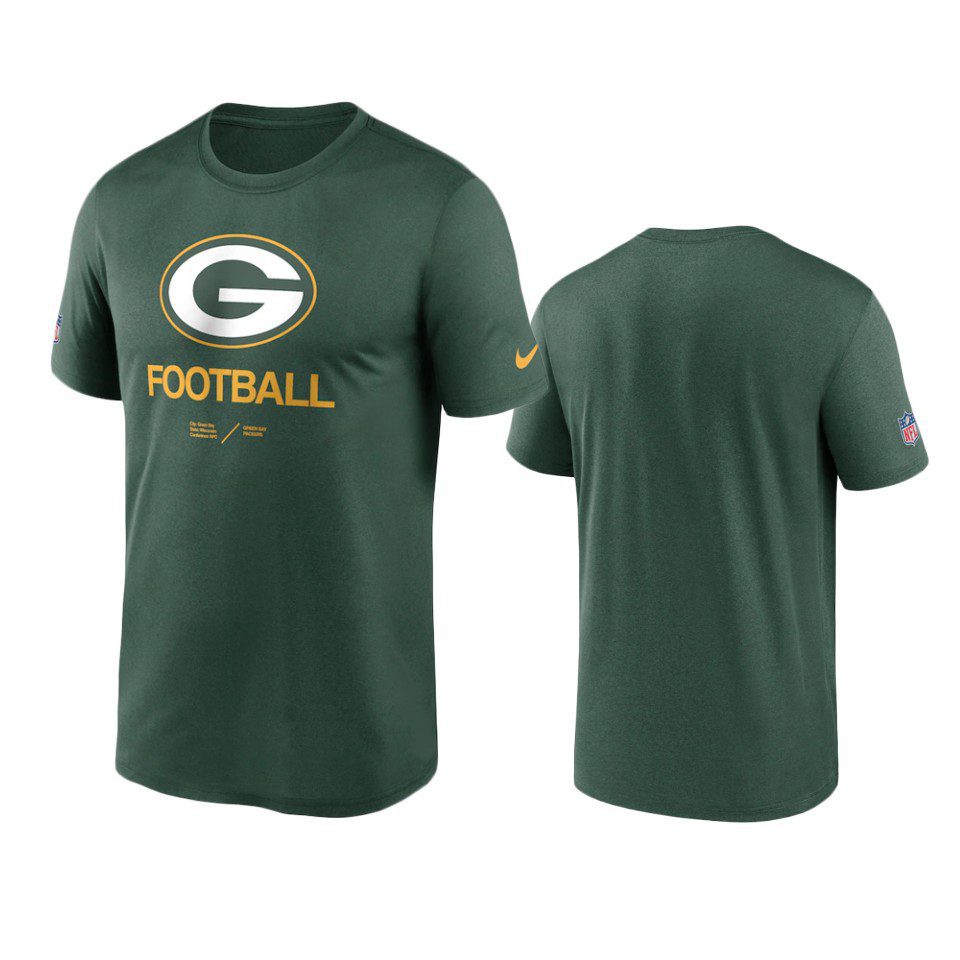 Green Bay Packers Green Infographic Performance T-Shirt 1 packers green infographic performance t shirt