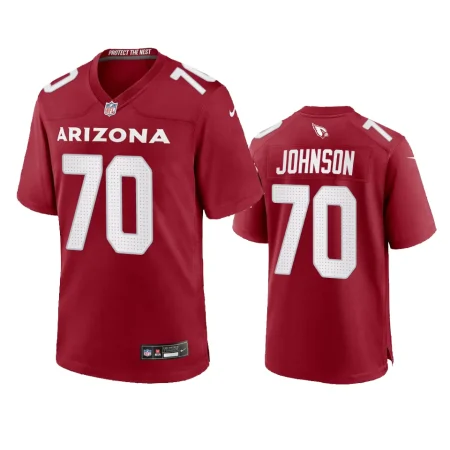 Arizona Cardinals Paris Johnson Cardinal 2023 NFL Draft Game Jersey