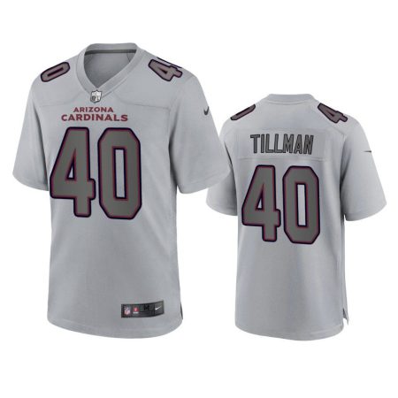 Arizona Cardinals Pat Tillman Gray Atmosphere Fashion Game Jersey