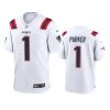 DeVante Parker New England Patriots White Game Jersey 2 patriots devante parker game white jersey