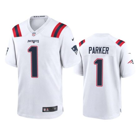 DeVante Parker New England Patriots White Game Jersey
