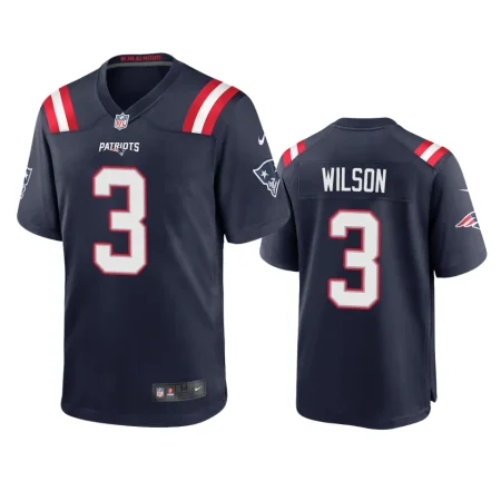 Mack Wilson New England Patriots Navy Game Jersey