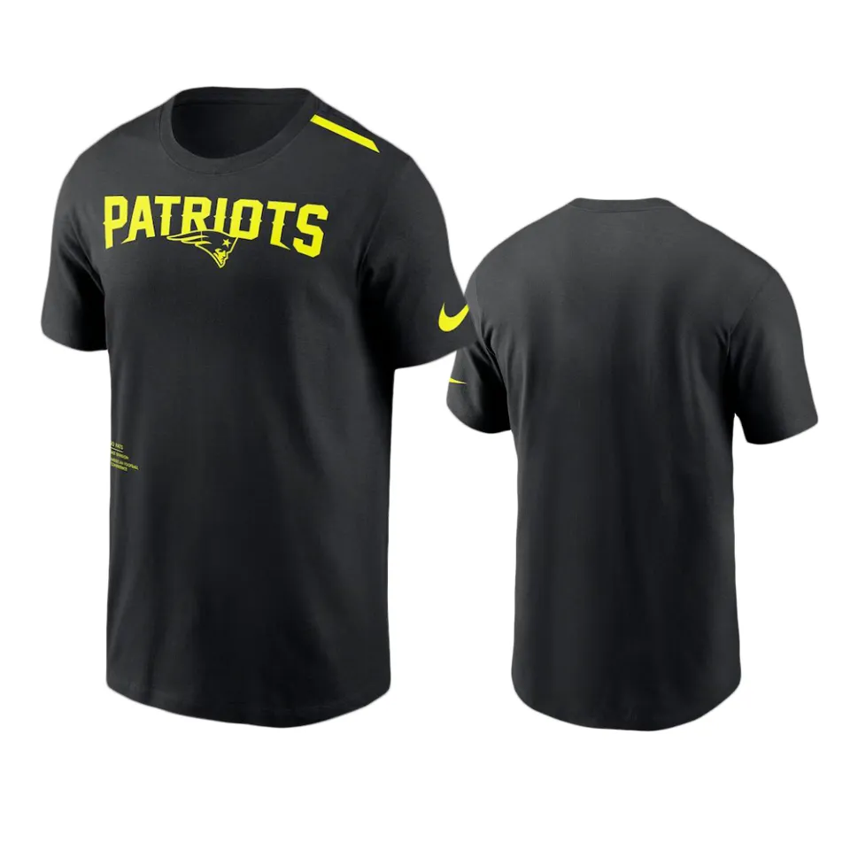 Men's New England Patriots Black Volt T-Shirt 1 patriots volt black t shirt