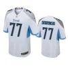 Tennessee Titans Peter Skoronski White Game Jersey 3 peter skoronski titans game white jersey