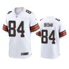 Cleveland Browns Pharaoh Brown White Game Jersey 2 pharaoh brown browns white game jersey