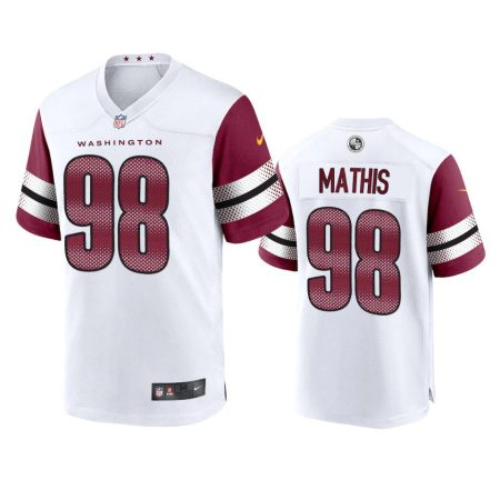 Washington Commanders Phidarian Mathis White Game Jersey