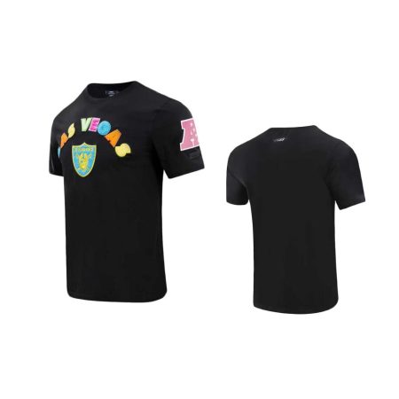 Las Vegas Raiders Black Neon Graphic T-Shirt
