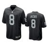 Josh Jacobs Las Vegas Raiders Black Game Jersey 2 raiders josh jacobs game black jersey